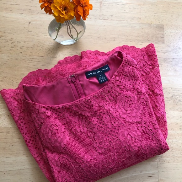 Fuchsia Cocktail Dress - Picture 9 of 12